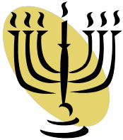 Jewish candelabra
