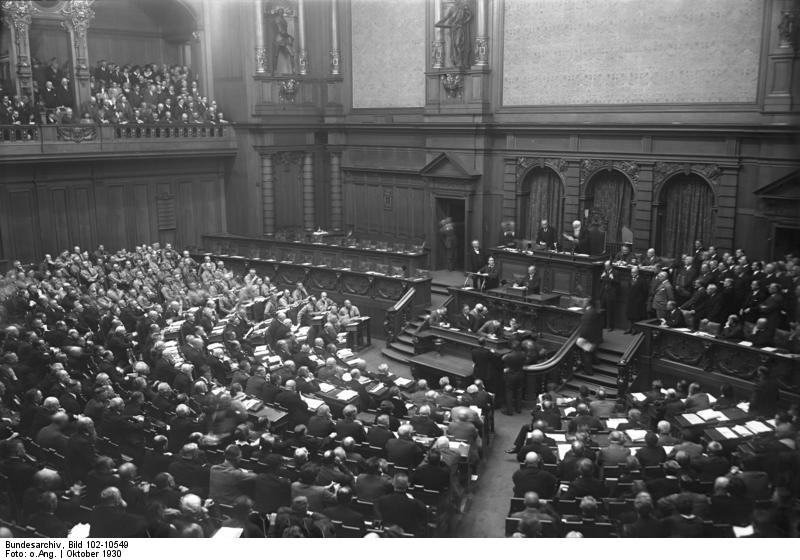 Berlin, Eröffnung des Reichstages