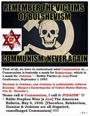 Bolshevism Communism Judaism all the same