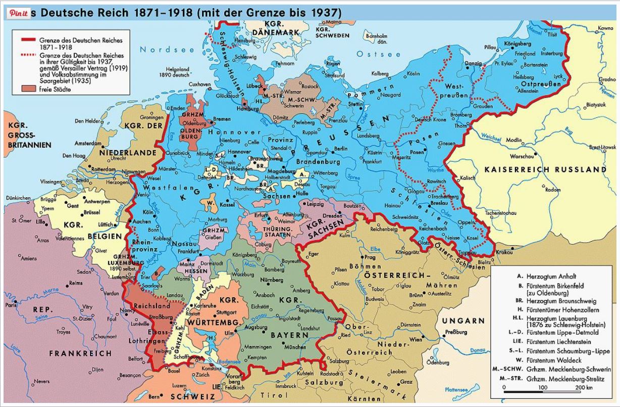 Deutsches Reich 1871 bis 1918