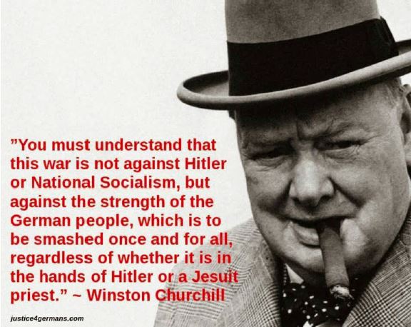 Churchill - war against the German people