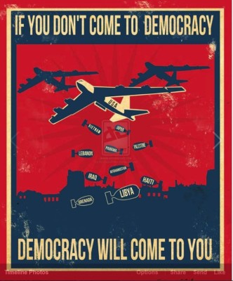 If you don't come to democracy
