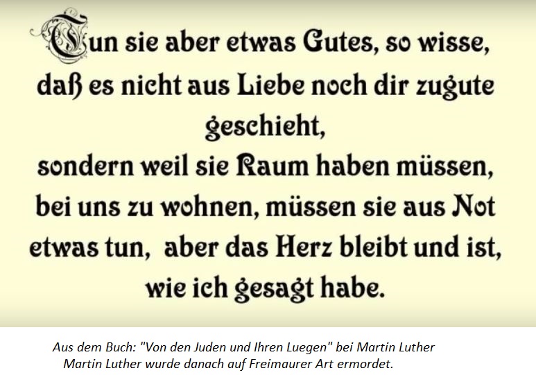 Von den Juden und Martin Luther