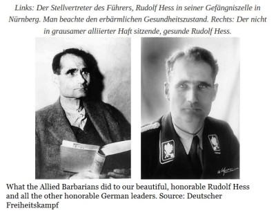 Rudolf Hess Hungernd
