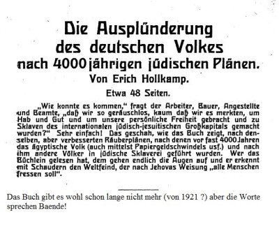 Auspluenderung