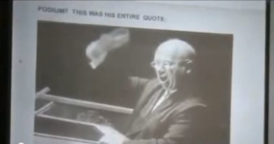 Khrushchev hitting shoe