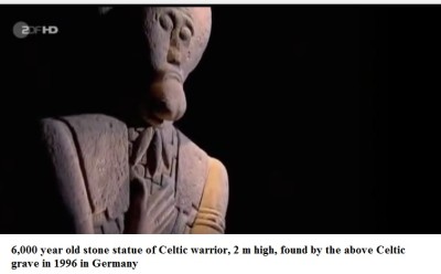Celtig Warrior found in Germany 2 m highh