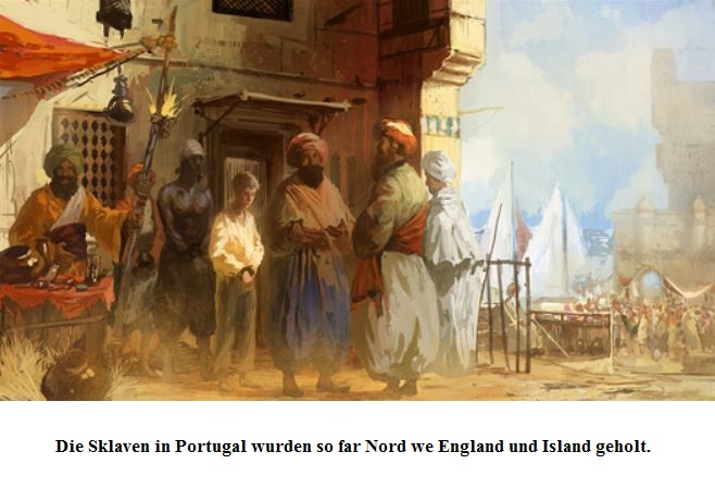 Sklaven aus England und Irland geholt